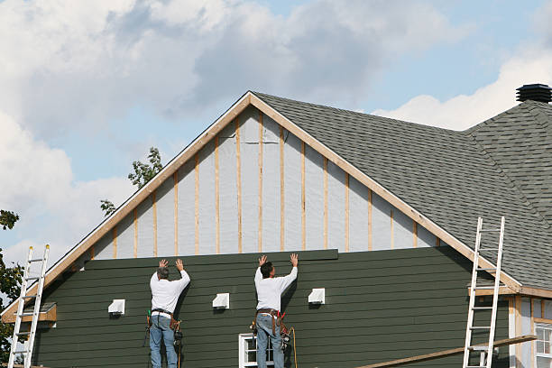 Professional Siding Contractor technician working in Newburg, PA